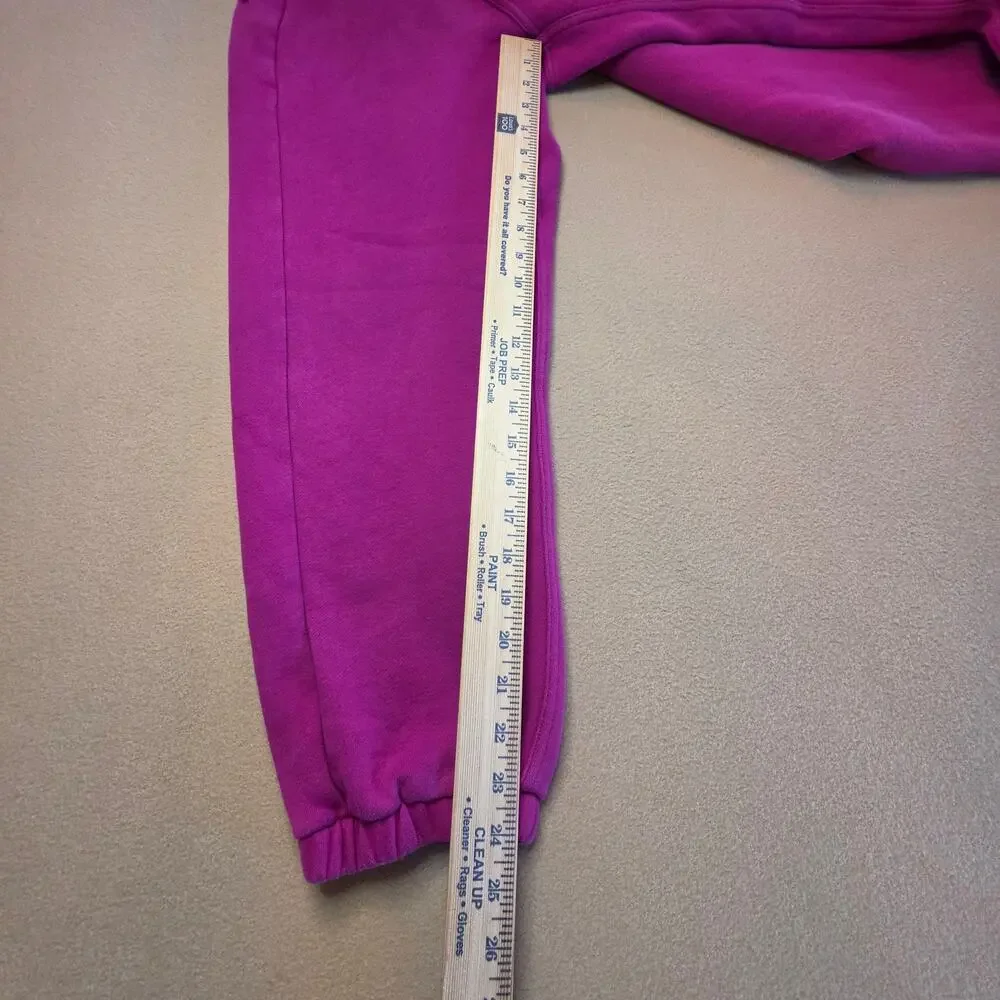 Lululemon Scuba Mid-Rise Oversized Jogger Sweatpant Ripened Raspberry Sz XXS